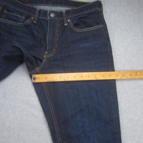 Levis 541 Jeans Mens 31x34 Blue Athletic Taper Fit Stretch Dark Wash Denim - Picture 10 of 16
